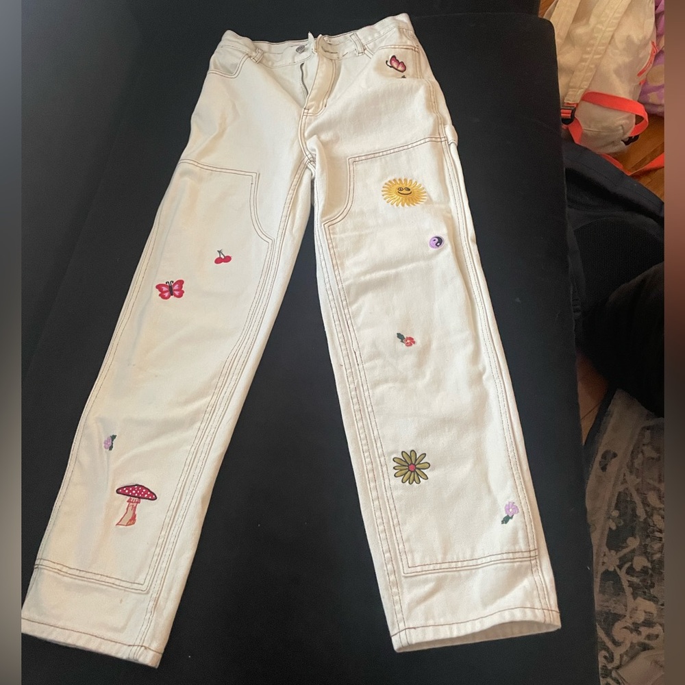 beige pacsun jeans